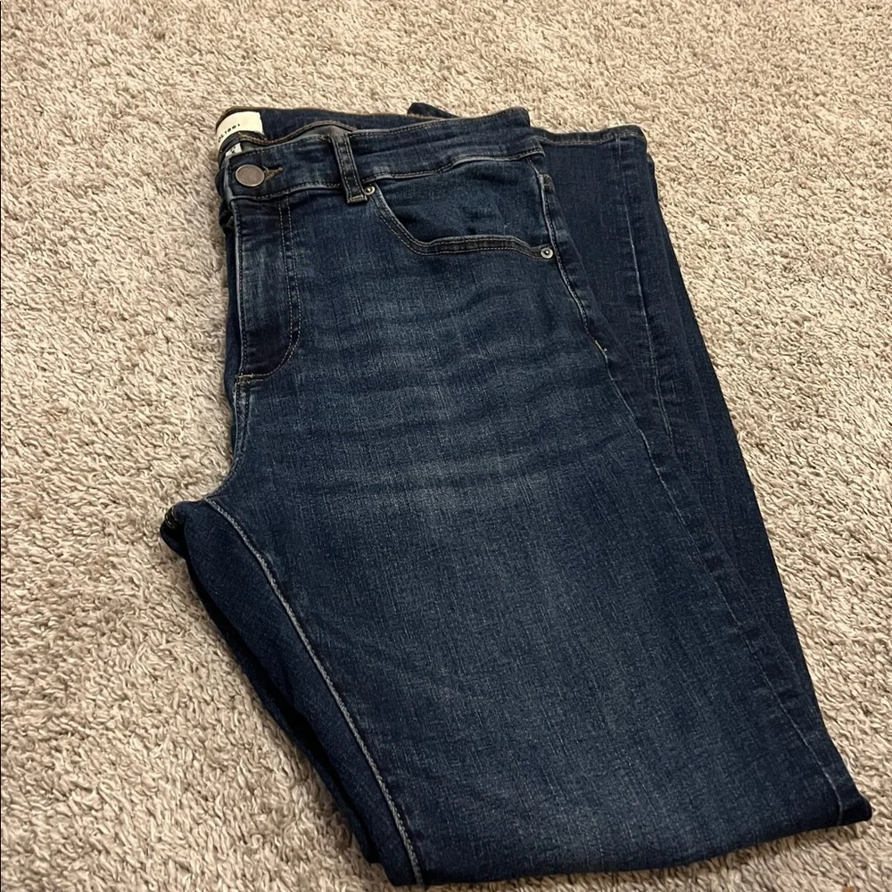 Russell Slim Straight Blue Jeans‎ Thunderbird (Dark Indigo) 34x32 Denim